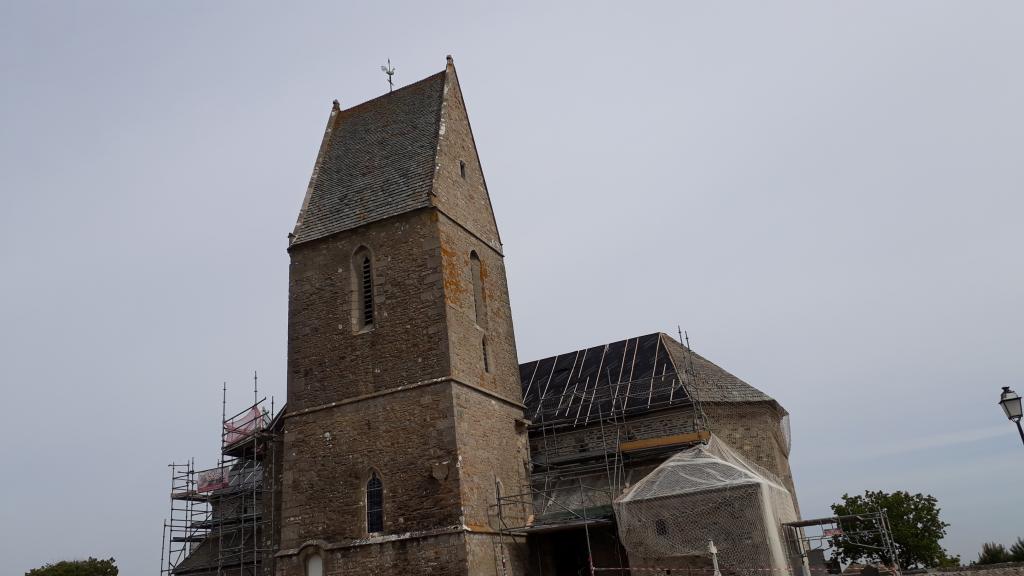 La rénovation de toiture de l'Eglise de la Pernelle